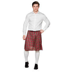 Skotstký kilt červený